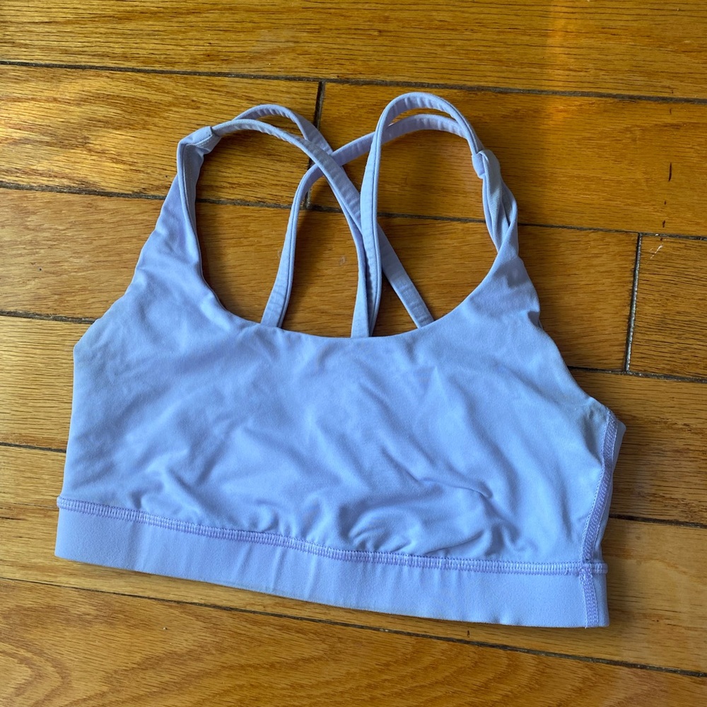 Lululemon lavender sports bra size 2
